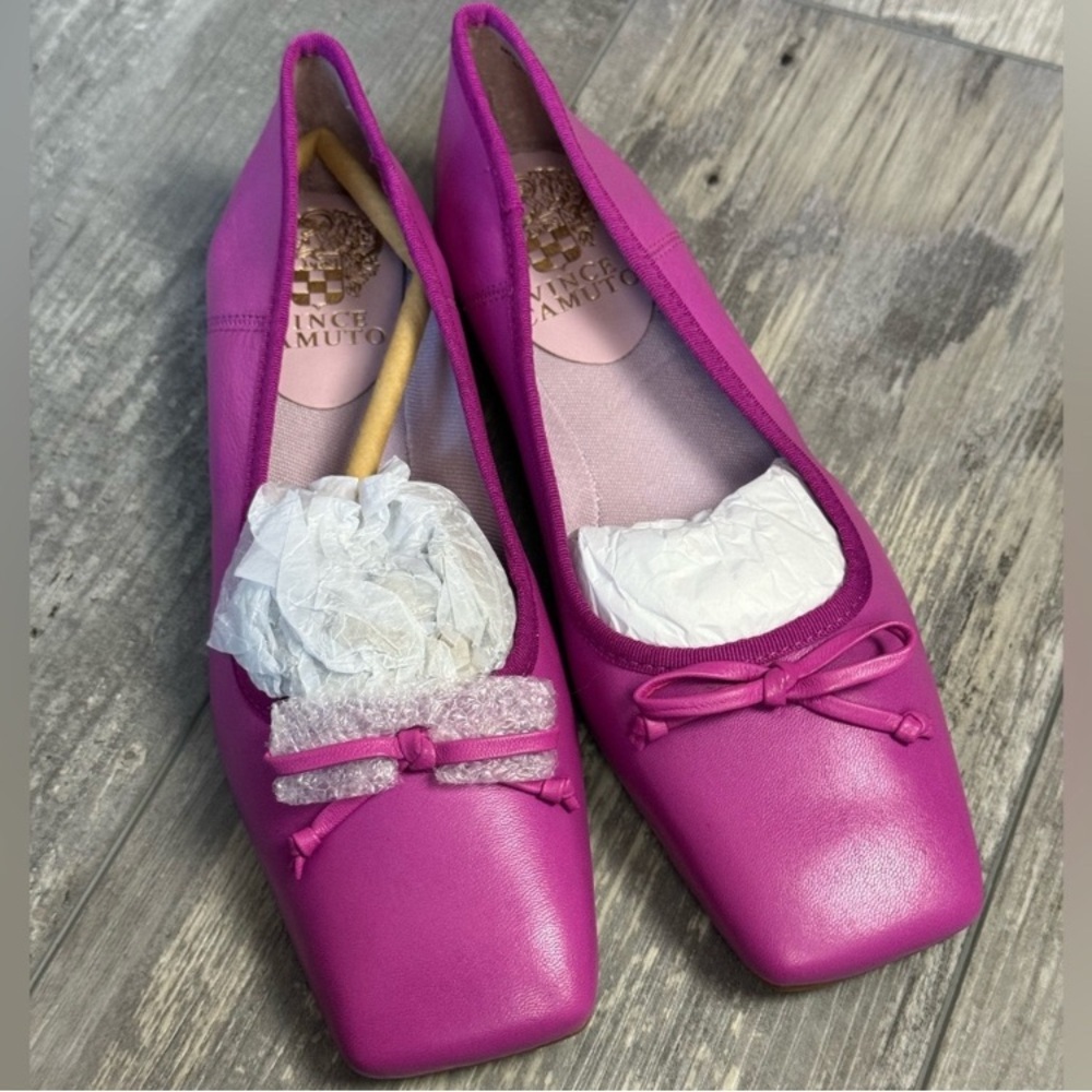 Vince Camuto Hot Pink Elanndo ballet Flats